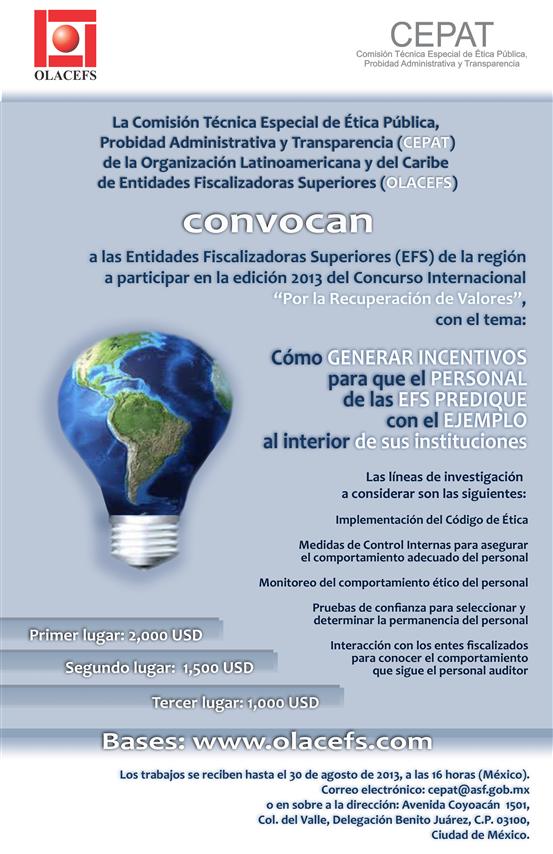 Afiche convocatoria para conurso